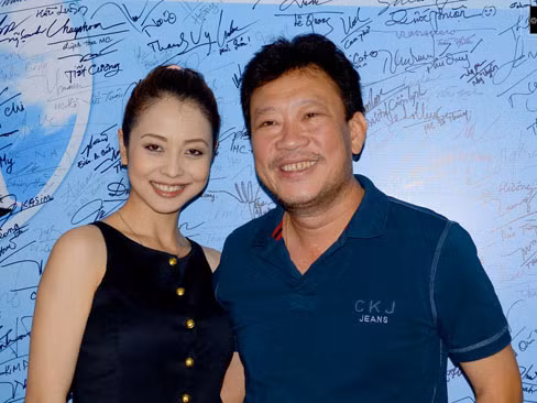 Jennifer Phạm với nhạc sĩ Lê Quang