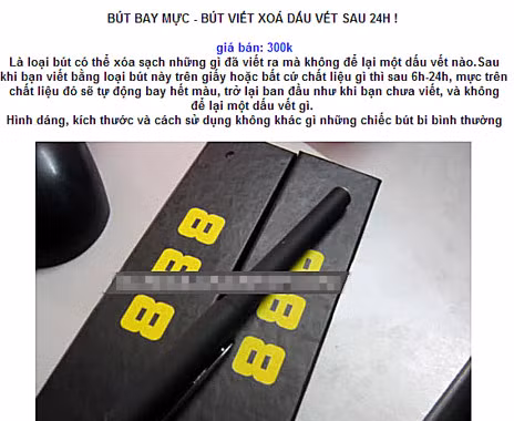 Bút bay mực hay còn gọi là 