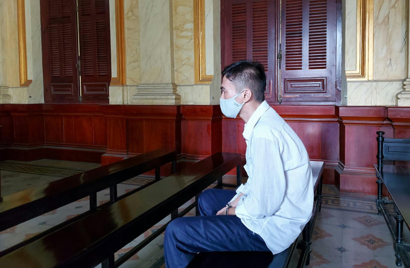 Cựu thư ký TAND cấp cao tại TPHCM - bị cáo Huỳnh Tấn Đạt.