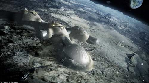 Bốn ngôi nhà được thiết kế theo cấu trúc đặc biệt giúp tăng khả năng tồn tại của con người trên vệ tinh duy nhất của trái đất