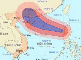 Bão Utor vào biển Đông - cơn bão số 7 trong năm nay. Bão Utor vào biển Đông - cơn bão số 7 trong năm nay