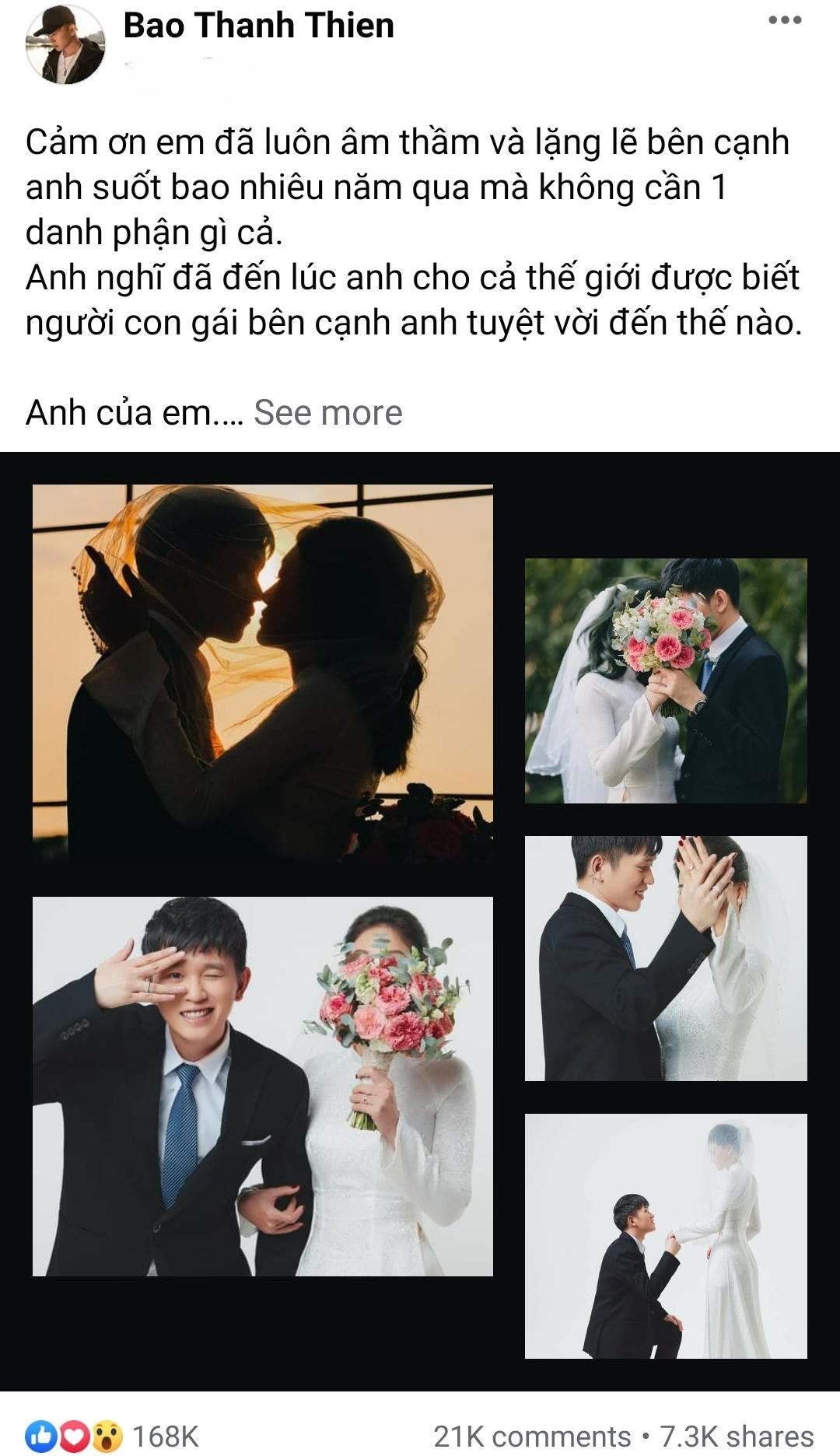 Bài đăng của B Ray nhanh chóng nhận về nhiều lượt tương tác từ bạn bè và người hâm mộ. Bài đăng của B Ray nhanh chóng nhận về nhiều lượt tương tác từ bạn bè và người hâm mộ.