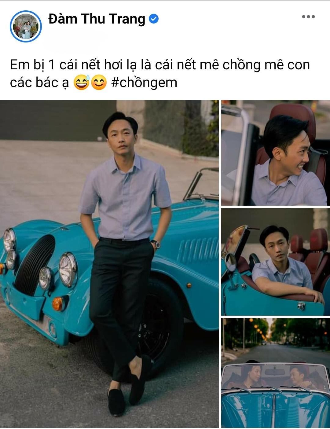 Đàm Thu Trang tự nhận rất mê chồng mê con. Đàm Thu Trang tự nhận rất mê chồng mê con.