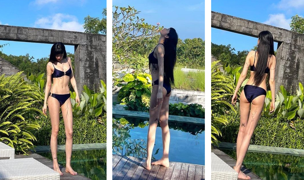 Nana khoe ảnh thả dáng với bikini trong kỳ nghỉ ở Bali, Indonesia. Ảnh: IG.