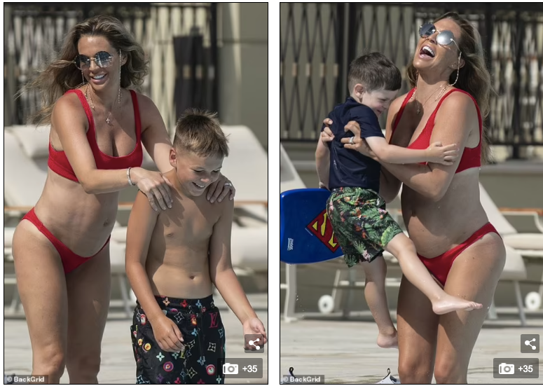 Niềm hạnh phúc rạng ngời trên gương mặt của bà mẹ có 4 con trai và chuẩn bị đón một cô công chúa đến với gia đình.