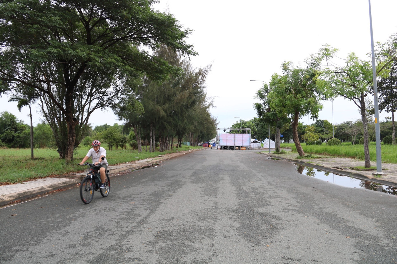 Điểm đầu của dự án cầu Cần Giờ nằm tại nút giao đường số 2 và giao với 15B, huyện Nhà Bè.