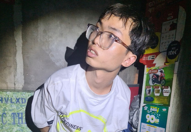 Bị can Lại Thế Việt tại thời điểm bị bắt giữ. Ảnh: Công an Trà Vinh Bị can Lại Thế Việt tại thời điểm bị bắt giữ. Ảnh: Công an Trà Vinh