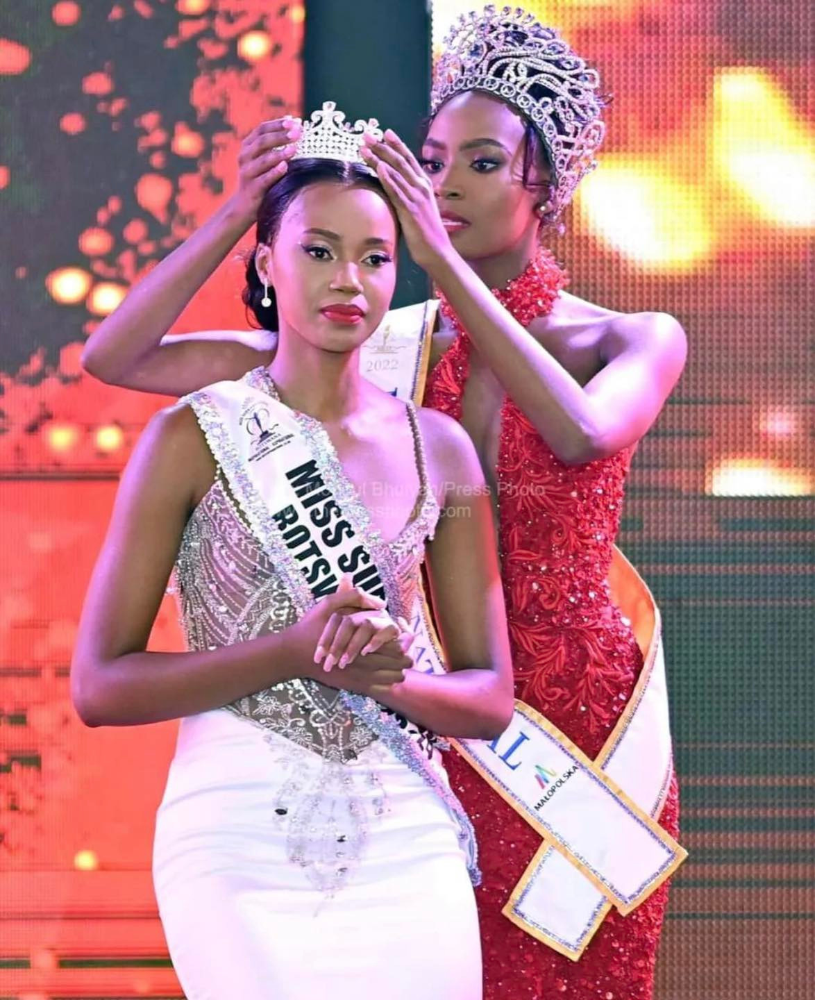 Dabilo Moses đăng quang ngôi vị Hoa hậu Siêu quốc gia Botswana 2023.