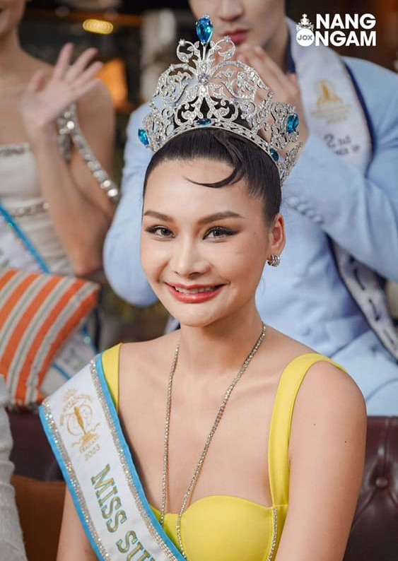 Hoa hậu Siêu quốc gia Thái Lan 2023 First Wang bị chê già, xấu.