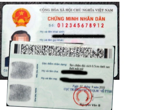 Mẫu CMTND mới