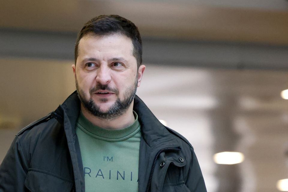 Tổng thống Ukraine Volodymyr Zelensky gặp Giám đốc điều hành Quỹ Tiền tệ Quốc tế Kristalina Georgieva tại Washington hôm 11/12. Ảnh: Reuters