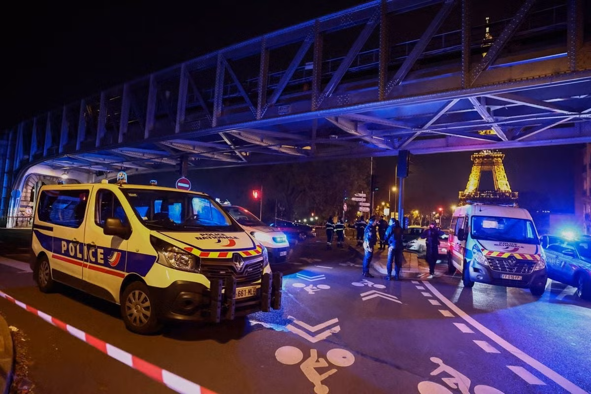 Hiện trường bị phong toả. Ảnh: Reuters