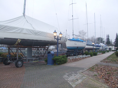 Du thuyền của những ông chủ lớn, trong đó có của anh Bình bên hồ Balaton 