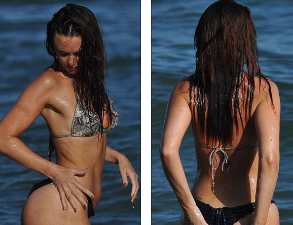 Người đẹp Anh khoe thân hình đồng hồ cát gây mê ảnh 9