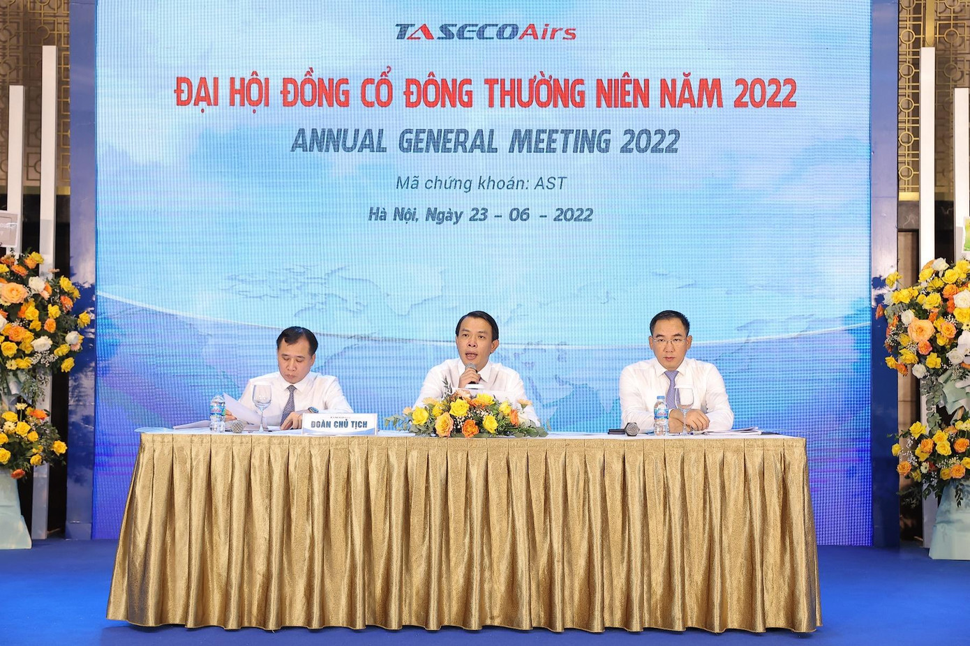 Đoàn Chủ tịch điều hành Đại hội Cổ đông thường niên AST năm 2022 Đoàn Chủ tịch điều hành Đại hội Cổ đông thường niên AST năm 2022