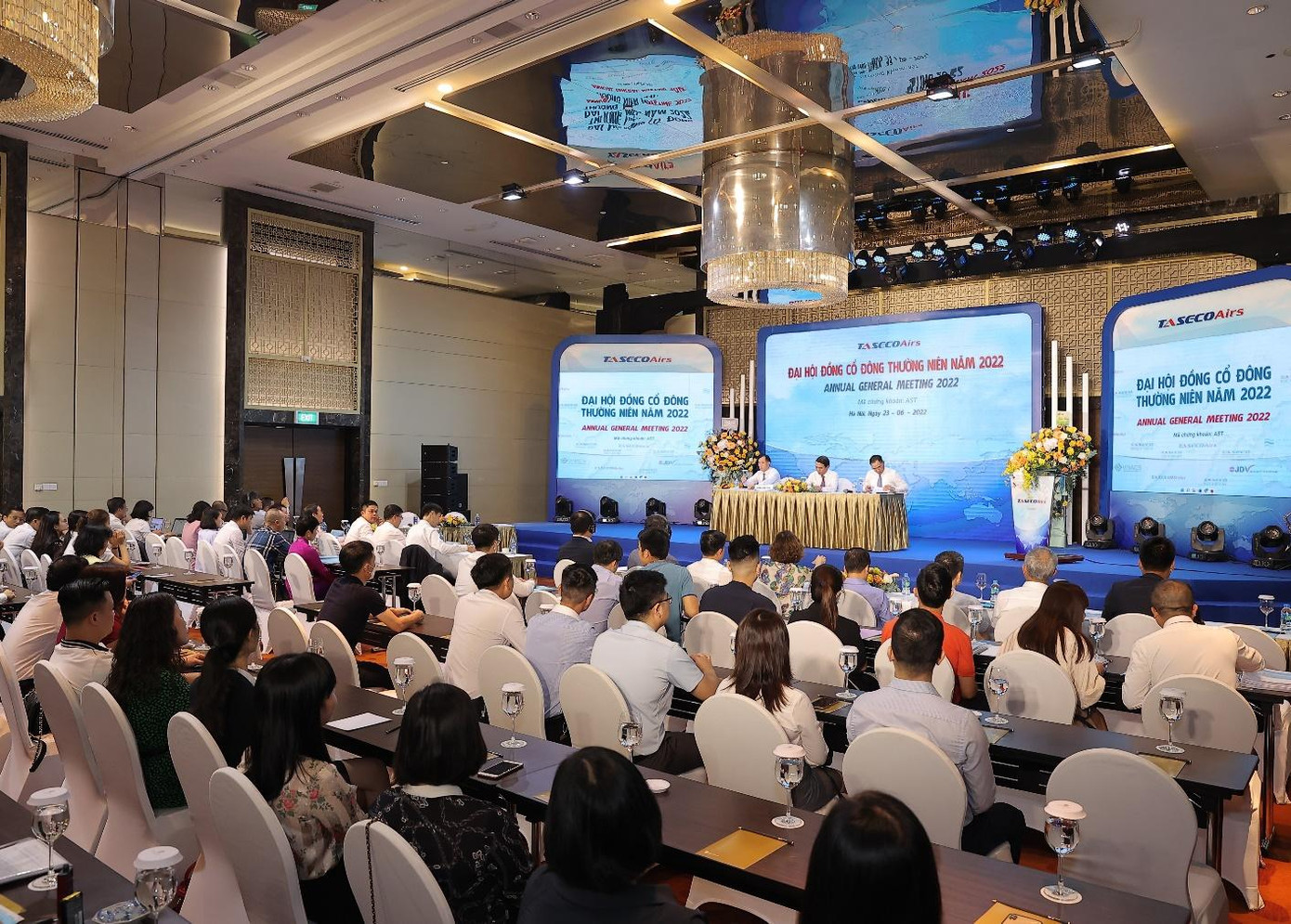 Toàn cảnh Đại hội đồng cổ đông thường niên năm 2022 của Taseco Airs Toàn cảnh Đại hội đồng cổ đông thường niên năm 2022 của Taseco Airs