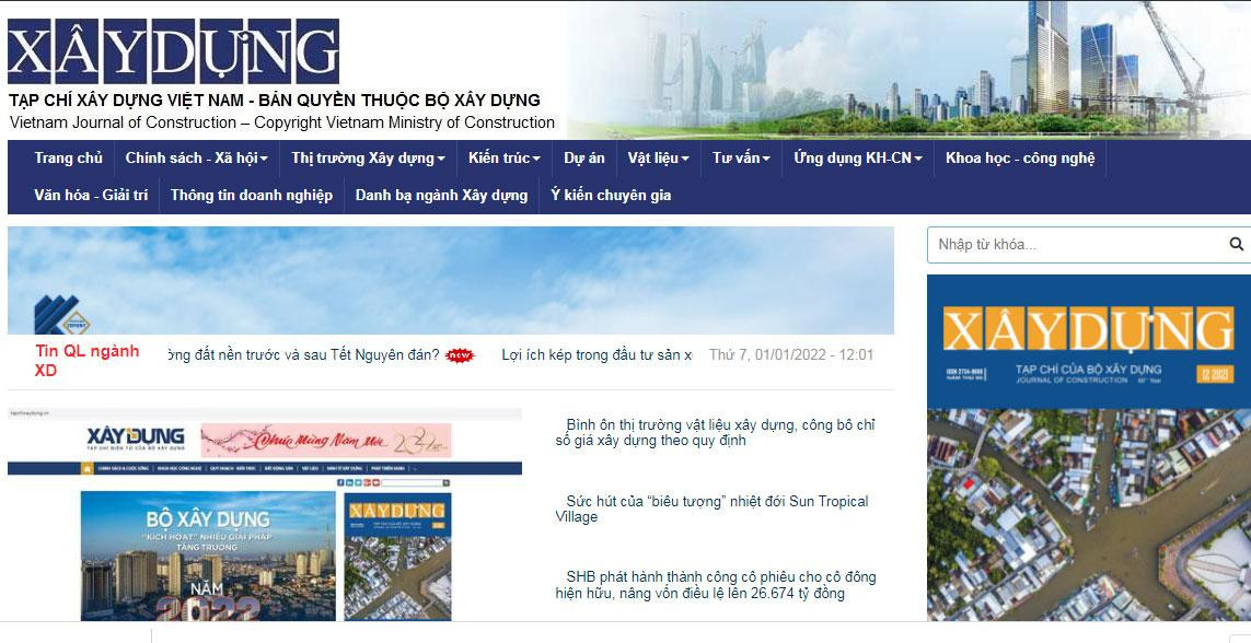 Tạp chí Xây dựng ra mắt Tạp chí Xây dựng điện tử chính thức ra mắt Tạp chí Xây dựng ra mắt Tạp chí Xây dựng điện tử chính thức ra mắt