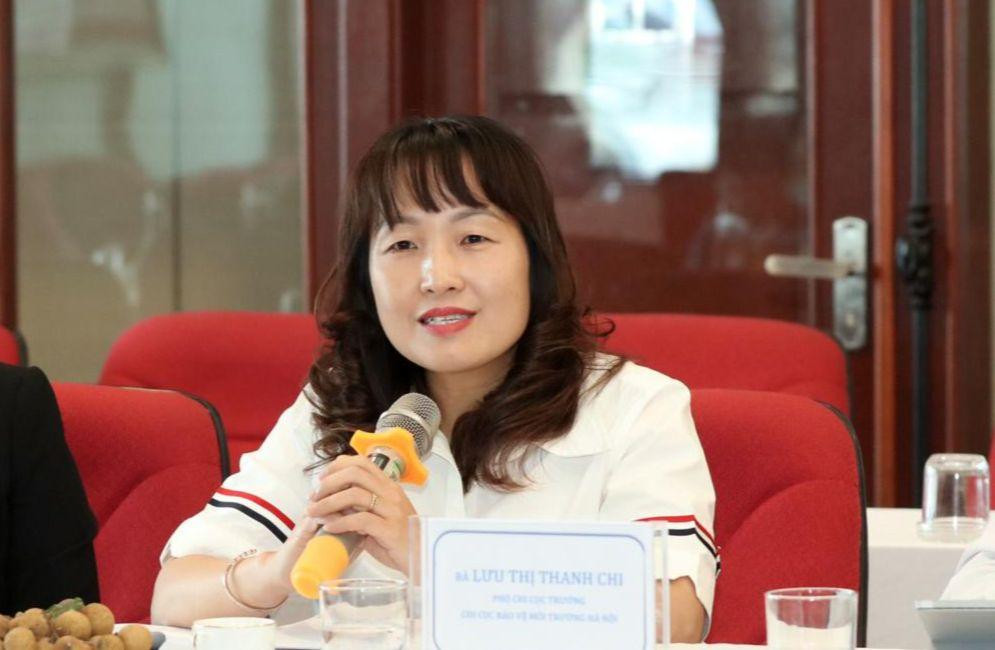 Bà Lưu Thị Thanh Chi, Phó Chi cục trưởng Chi cục Bảo vệ Môi trường Hà Nội - Ảnh: Như Ý Bà Lưu Thị Thanh Chi, Phó Chi cục trưởng Chi cục Bảo vệ Môi trường Hà Nội - Ảnh: Như Ý