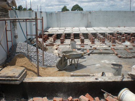 Phim trường Đài PTTH Tây Ninh đang phải sửa chữa do xuống cấp