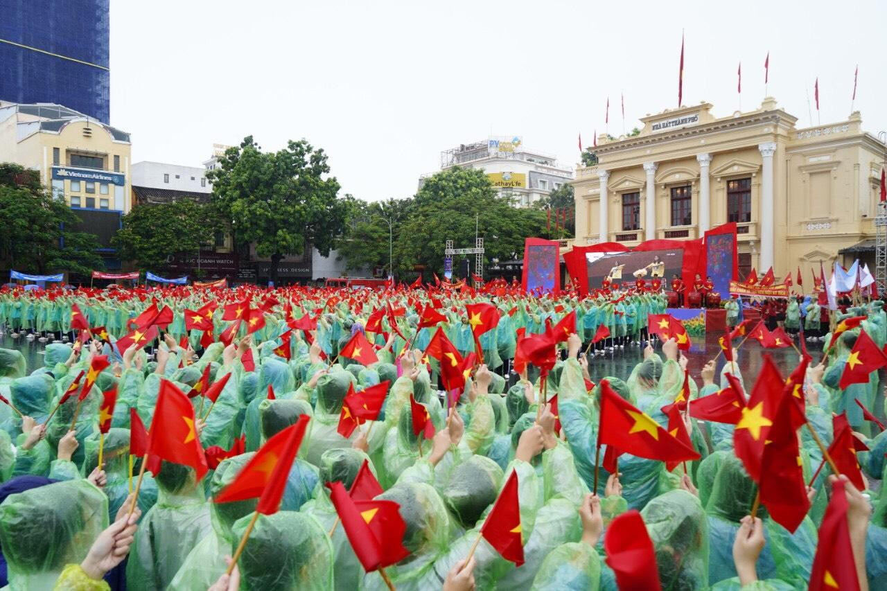 Không khí sôi động tại điểm cầu Hải Phòng