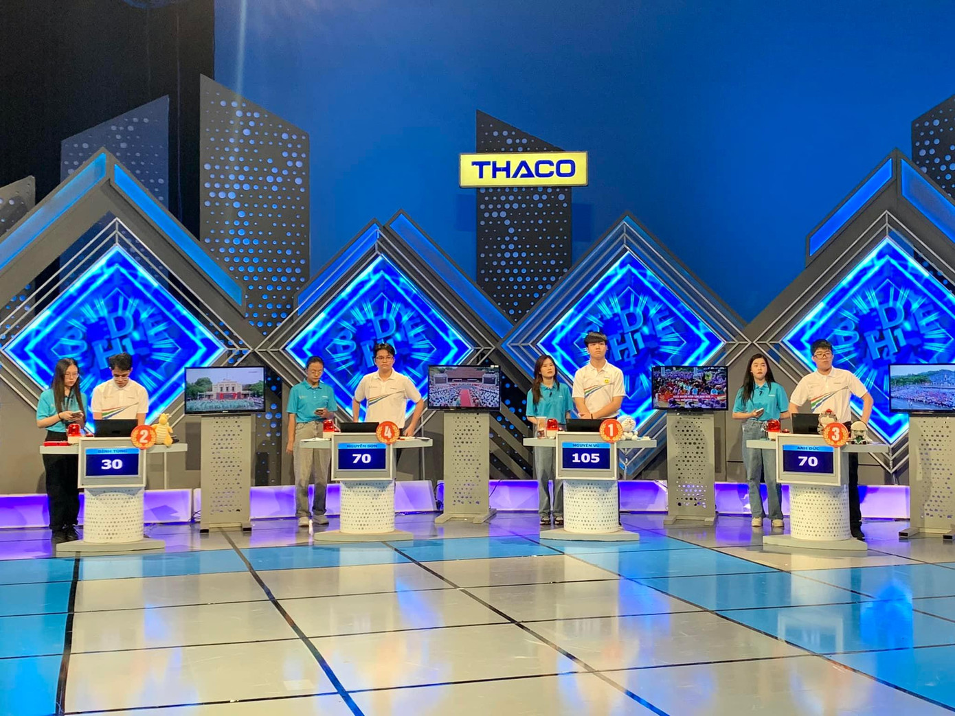 Nguyên Vũ vẫn đang tạm thời dẫn đầu với 105 điểm.