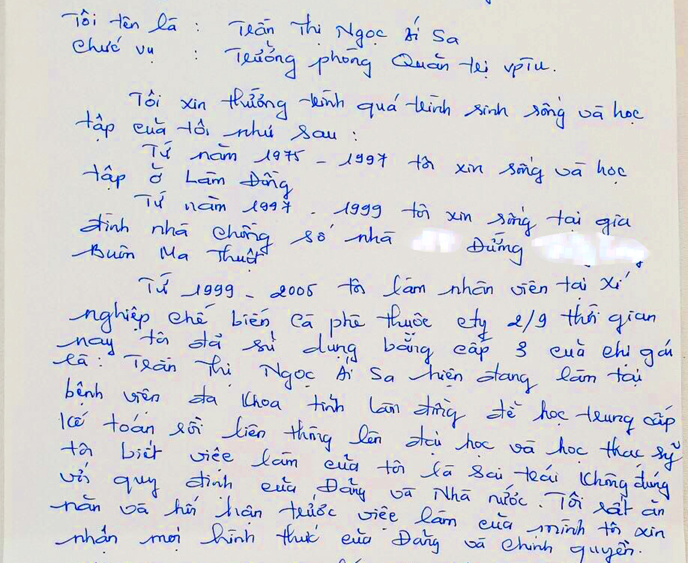 Bản tường trình của nữ Trưởng phòng mượn tên để thăng tiến ảnh 2