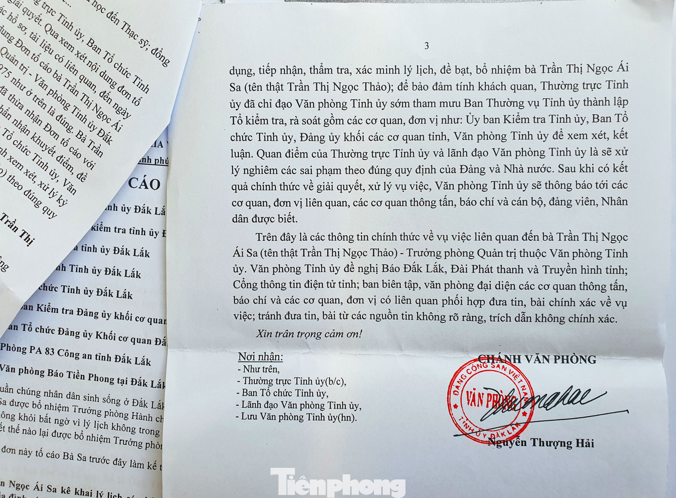 Nhân thân bất ngờ của nữ Trưởng phòng mạo danh ở Đắk Lắk ảnh 2