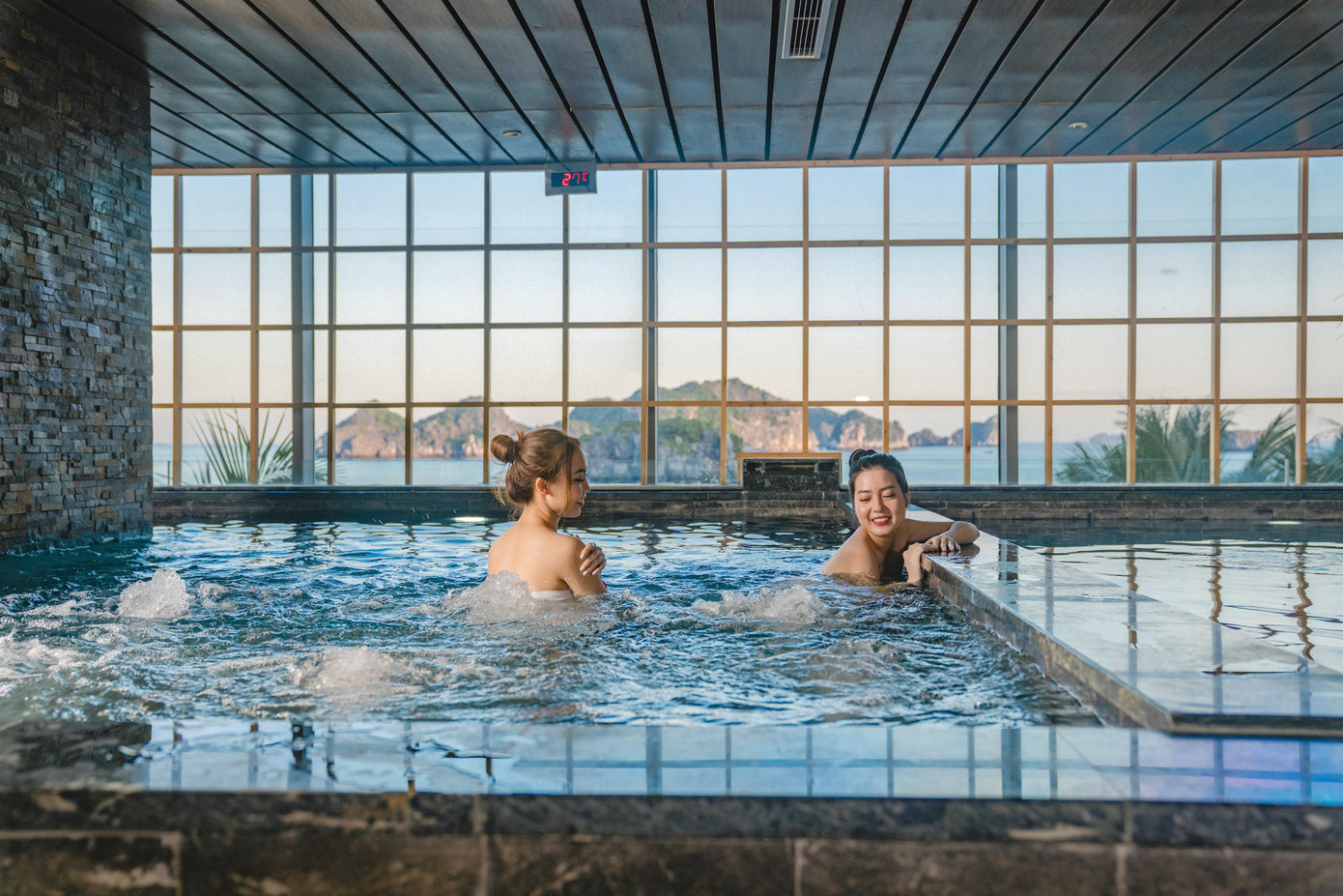 Sản phẩm tắm khoáng Nhật Bản ở Flamingo Cát Bà.