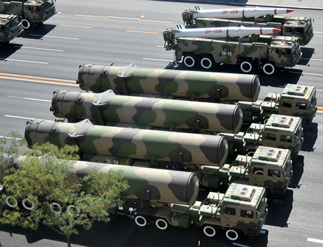 Trung Quốc khoe dàn tên lửa DF-31 trong lễ diễu binh ở Thiên An Môn