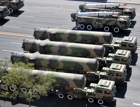 Trung Quốc khoe dàn tên lửa DF-31 trong lễ diễu binh ở Thiên An Môn