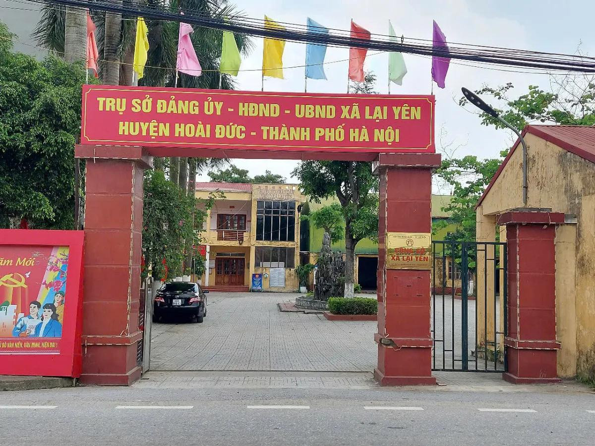 Trụ sở UBND xã Lại Yên (huyện Hoài Đức) hiện đã xuống cấp nhưng sẽ được sử dụng làm trụ sở xã mới