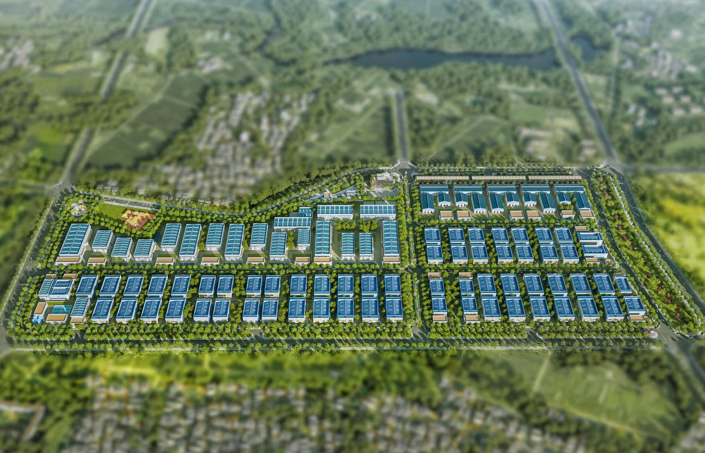 Phối cảnh dự án Cụm công nghiệp CN2, huyện Sóc Sơn, Hà Nội. Phối cảnh dự án Cụm công nghiệp CN2, huyện Sóc Sơn, Hà Nội.