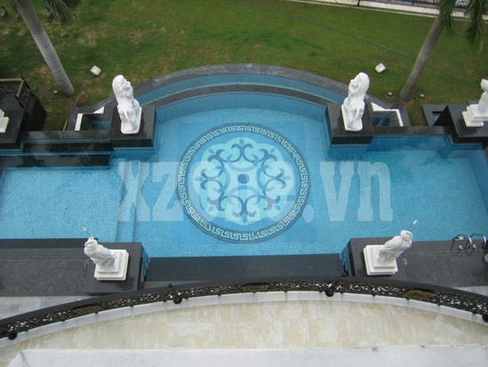 Hình hoa văn cách điệu này là họa tiết quen thuộc trong ngôi nhà