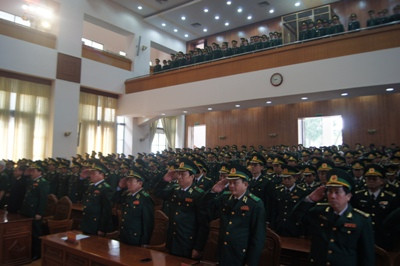 Những người lính biên phòng chào vĩnh biệt vị Tổng Tư lệnh vĩ đại