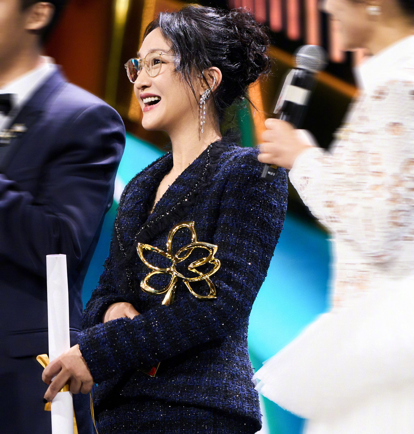 Hồ Ca và Châu Tấn lên ngôi Thị đế, Thị hậu tại Bạch Ngọc lan 2024.