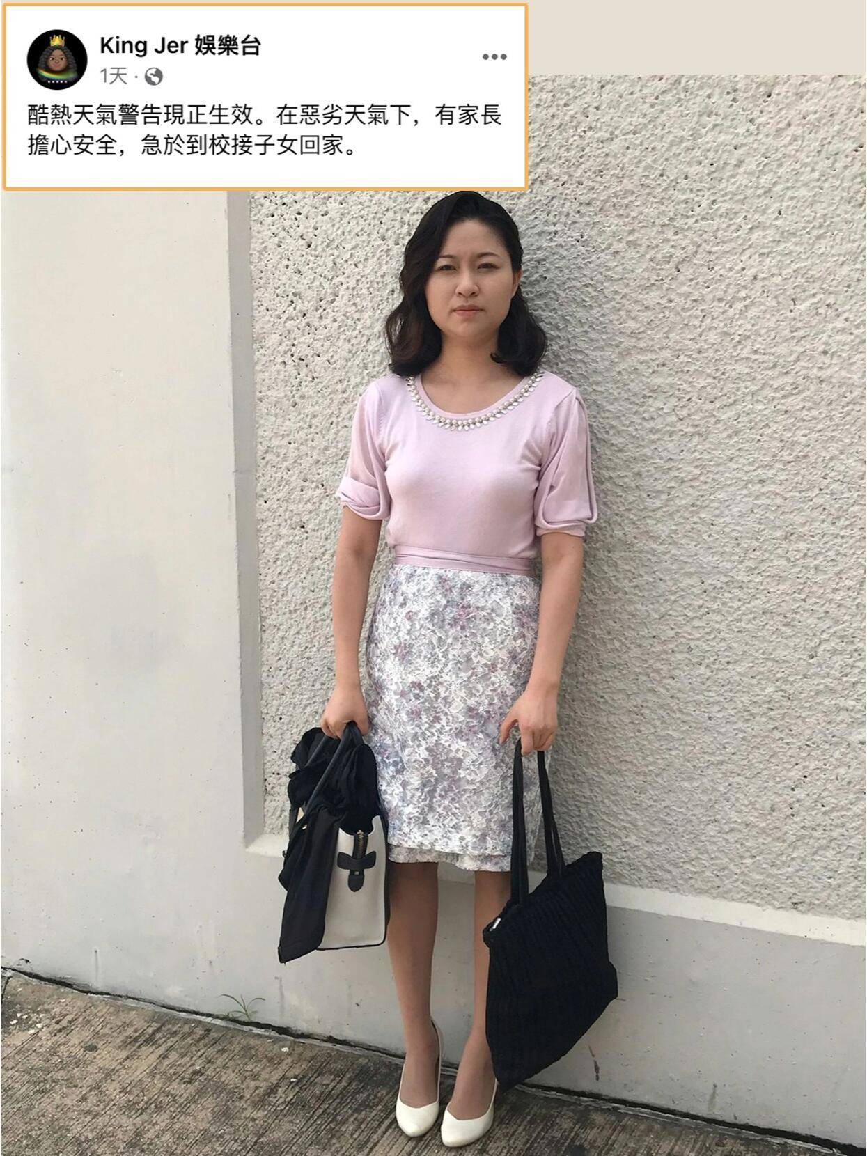 Khán giả nhận xét thí sinh dự thi hoa hậu giống phụ huynh vội vã đưa con đến trường (ảnh phải) và cô giáo đang dặn dò học sinh làm bài tập trước khi tan học.