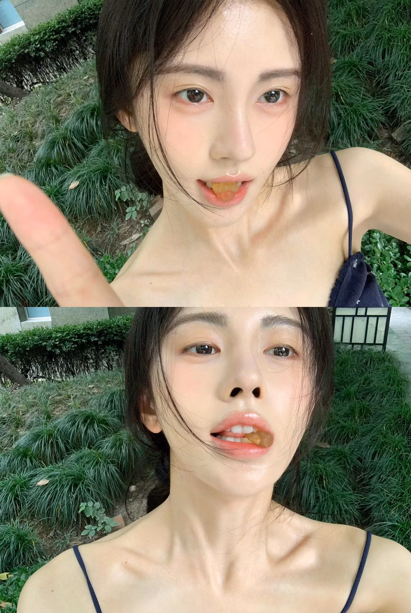 Cúc Tịnh Y đăng ảnh ngậm kẹo và gây ra tranh cãi. Cúc Tịnh Y đăng ảnh ngậm kẹo và gây ra tranh cãi.
