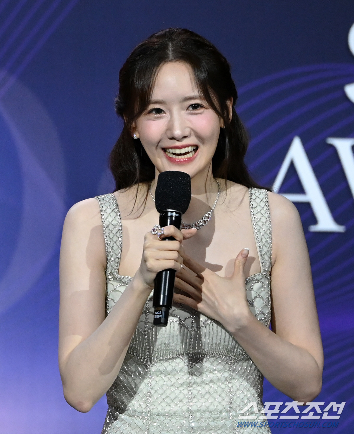 Đây là lần thứ hai YoonA được giữ vai trò quan trọng này tại Blue Dragon Series Awards, tuy nhiên, trước đó nữ diễn viên đã có hàng chục lần làm MC trong các buổi lễ trao giải, chứng minh khả năng dẫn dắt duyên dáng tuyệt vời của người đẹp sinh năm 1990. Theo Sports Chosun, nữ nghệ sĩ thay 2 bộ trang phục đều trang nhã, sang trọng, tờ báo đã khen ngợi YoonA là nữ thần của lễ trao giải Rồng Xanh.