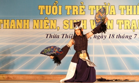 Nhiều tiết mục thể hiện tình yêu quê hương và khát vọng cống hiến của tuổi trẻ