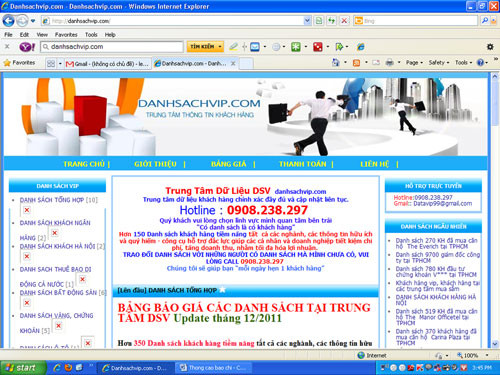 Nhan nhản web mua bán thông tin cá nhân đang ở trong tầm ngắm của cơ quan chức năng