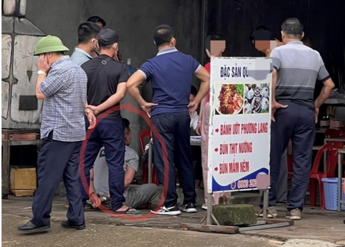 Công an Quảng Trị bất ngờ bắt giữ Quân “Idol“. Ảnh: CA Công an Quảng Trị bất ngờ bắt giữ Quân “Idol“. Ảnh: CA