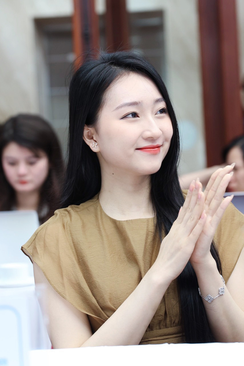 Á khôi thanh lịch Hà Nội 2023 Kim Trà My. Ảnh: Trọng Tài.