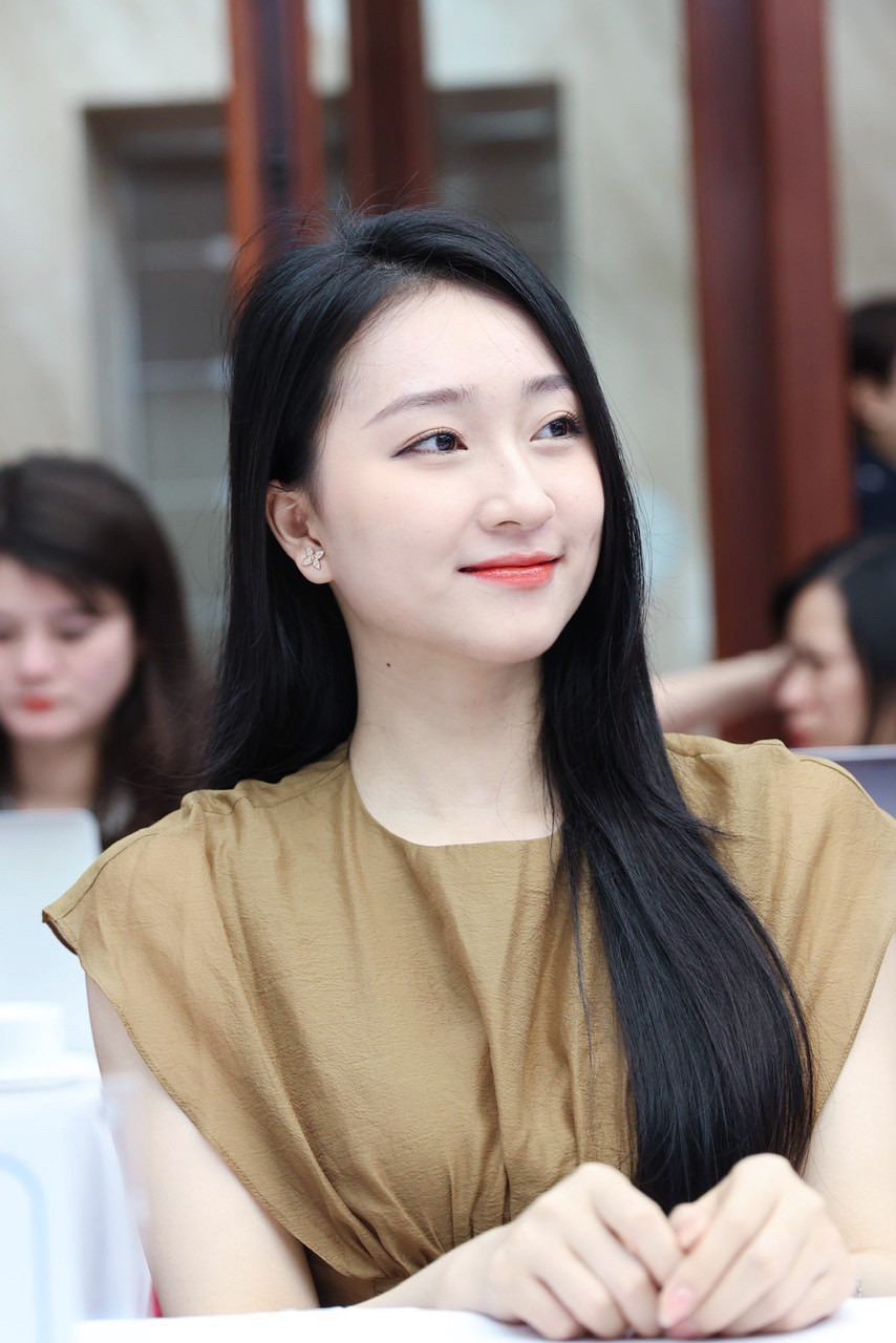 Á khôi thanh lịch Hà Nội 2023 Kim Trà My. Ảnh: Trọng Tài.