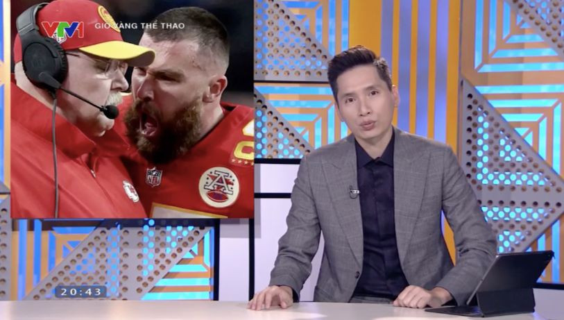 Việc cắt xén bình luận của MC Quốc Khánh trong bản tin thể thao để suy luận theo hướng tiêu cực là hành động đáng lên án. Ảnh: Chụp màn hình.