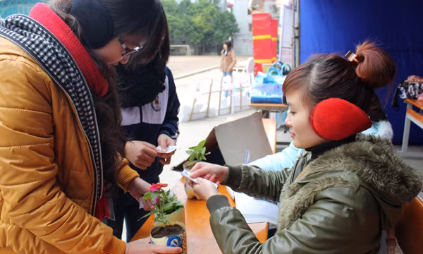 Chương trình còn có nhiều cây xanh hướng đến một Kí túc xá xanh