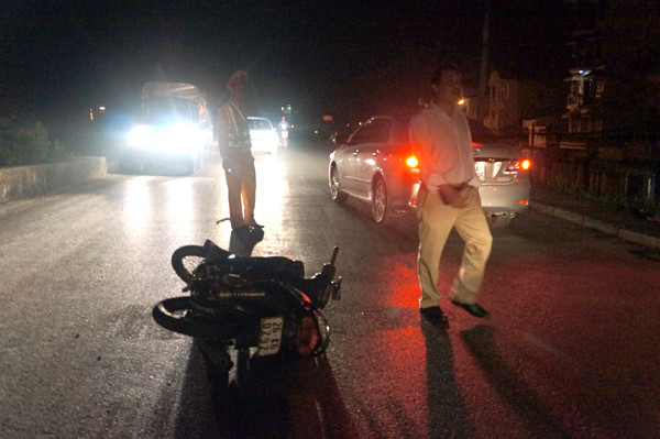 Hiện trường vụ va chạm