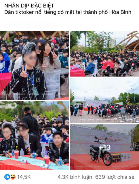 Những hình ảnh lan truyền trên mạng xã hội được nhiều người thích, bình luận.