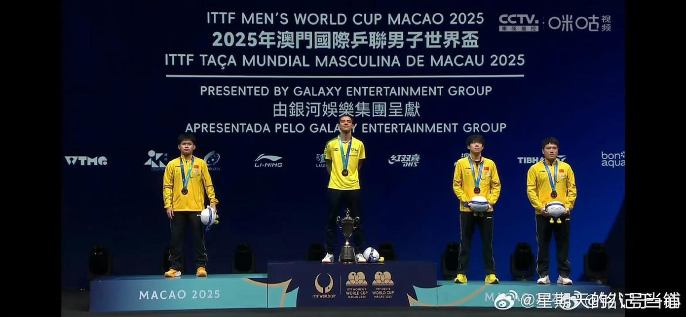 Hugo Calderano đã gây chấn động làng bóng bàn thế giới, đặc biệt là cường quốc bóng bàn Trung Quốc khi lên ngôi vô địch World Cup 2025 ngay tại Macao. Hugo Calderano đã gây chấn động làng bóng bàn thế giới, đặc biệt là cường quốc bóng bàn Trung Quốc khi lên ngôi vô địch World Cup 2025 ngay tại Macao.