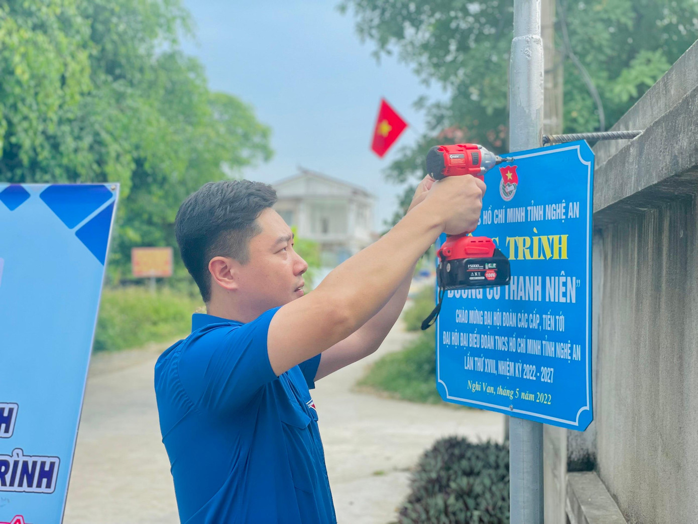 Đây là công trình được Ban Thường vụ Tỉnh Đoàn Nghệ An hỗ trợ xây dựng.