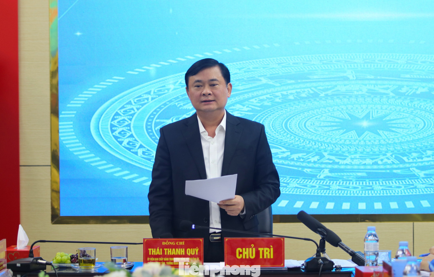 Bí thư Tỉnh ủy Nghệ An Thái Thanh Quý kết luận buổi làm việc.